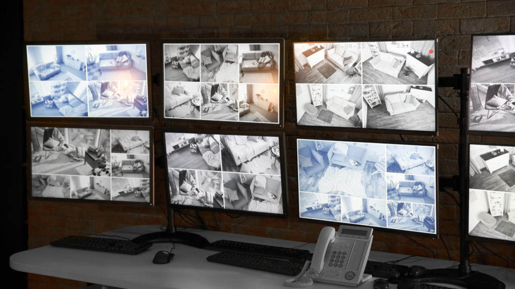 CCTV camera monitoring system