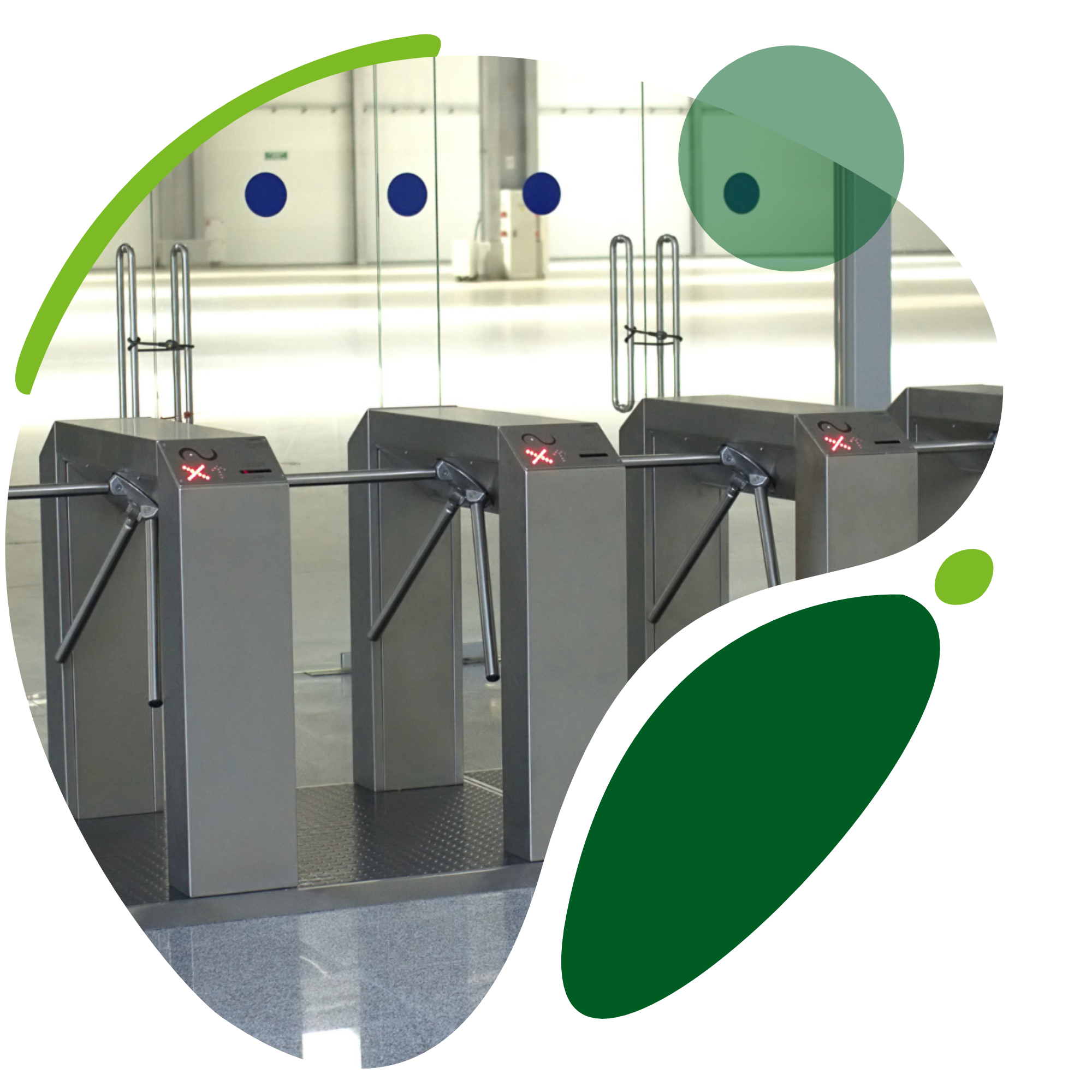 Turnstiles to manage the entry in your workplace or commercial premises
